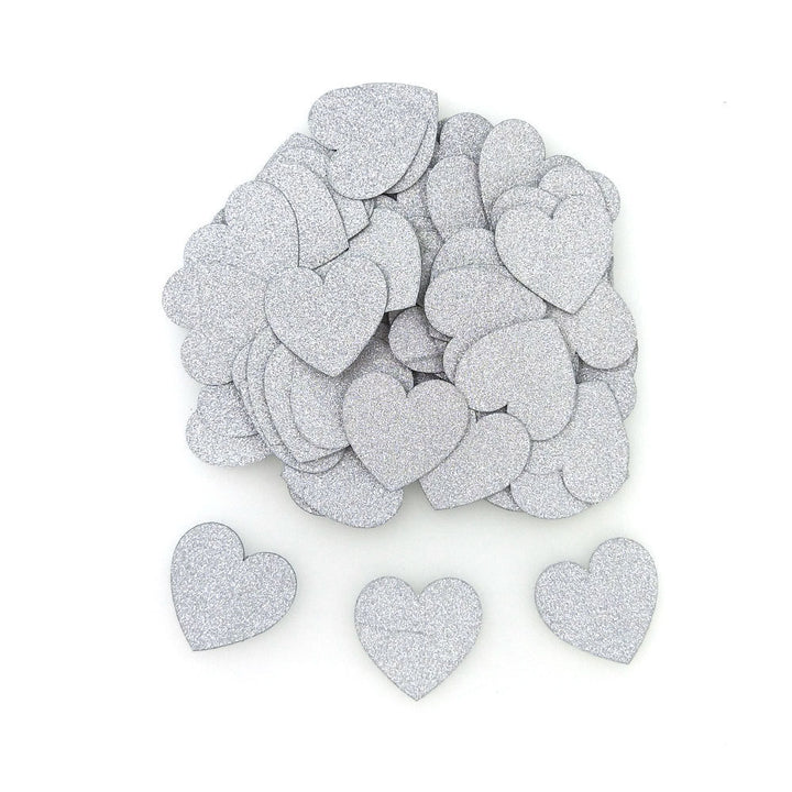 Heart Shaped Glitter Confetti - 100 Pieces