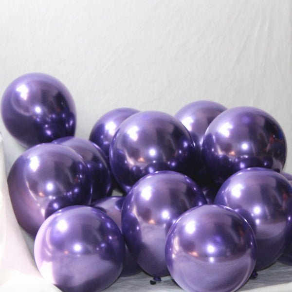 10 Inch Purple Balloons - Pack of 50