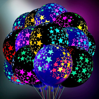 12 Inch Neon Balloon - 10 Pcs