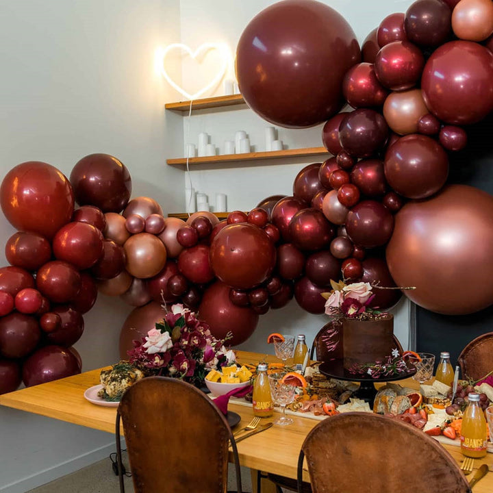 Burgundy Balloons