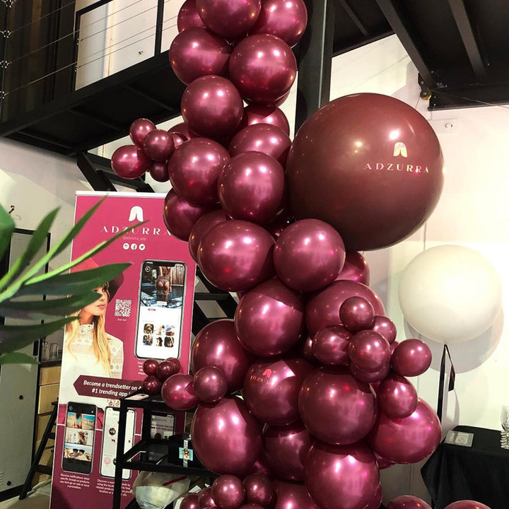 Burgundy Balloons