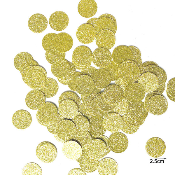 Gold Multi Shaped Confetti - 100 Pieces