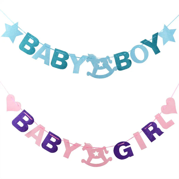 3M Baby Shower Baby Boy Girl Banner