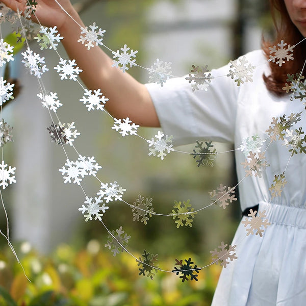 4M Snowflake Paper Garland Banner