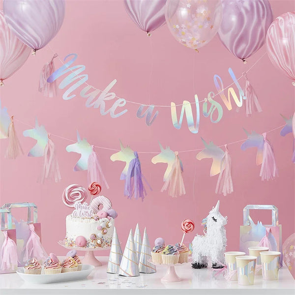 Unicorn Birthday Banner