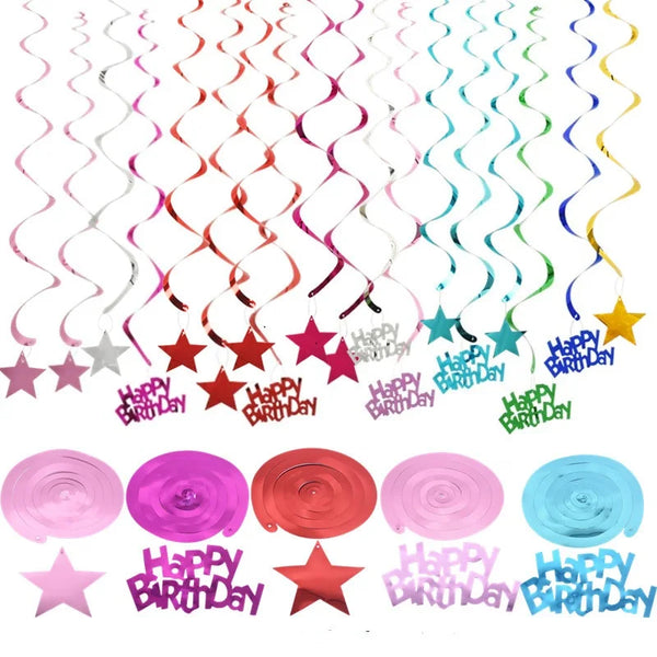 Star Spiral Streamers