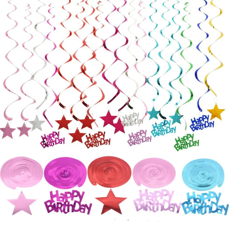 Star Spiral Streamers