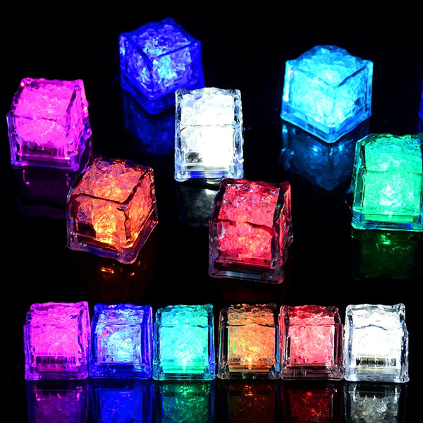 5 Pcs Luminous LED Ice Waterproof Cubes