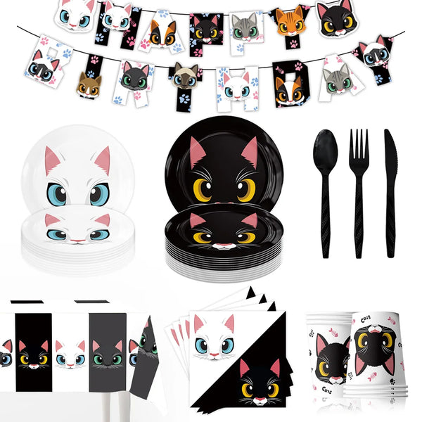 Cat Theme Tableware