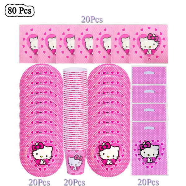 Hello Kitty Theme Tableware