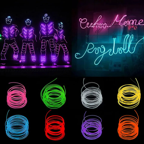 1M/3M/5M Wire Cable LED Neon Light