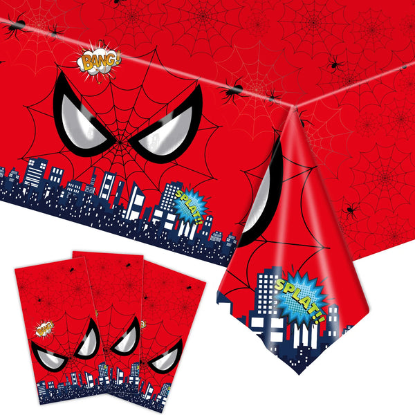 Spiderman Theme Disposable Party Supplies Paper Plate Tablecloth cup Party Baby Shower