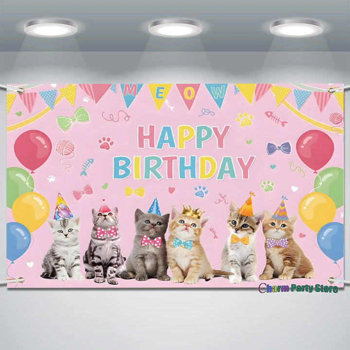 Happy Birthday Backdrops - Dog