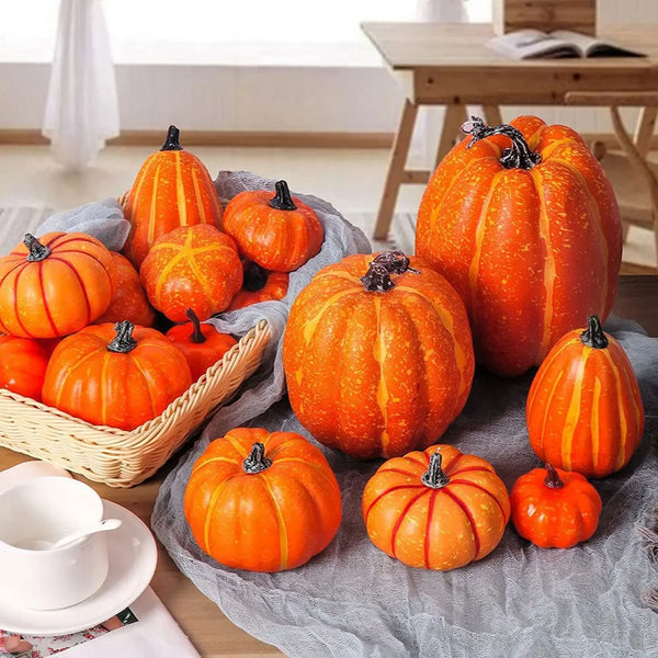 7PCS Artificial Halloween Pumpkin