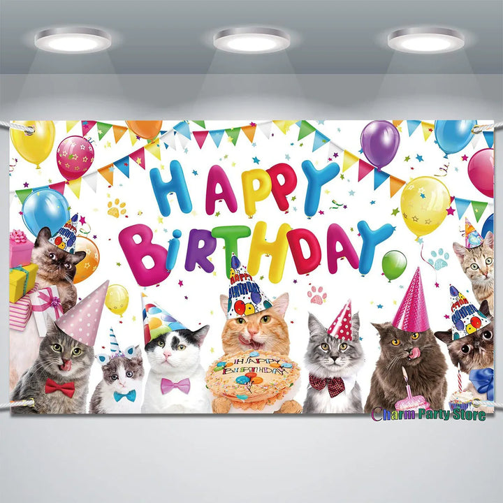 Happy Birthday Backdrops - Dog