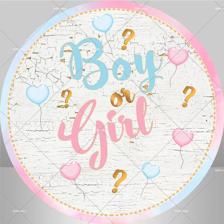 Gender Reveal - Baby Shower Backdrop