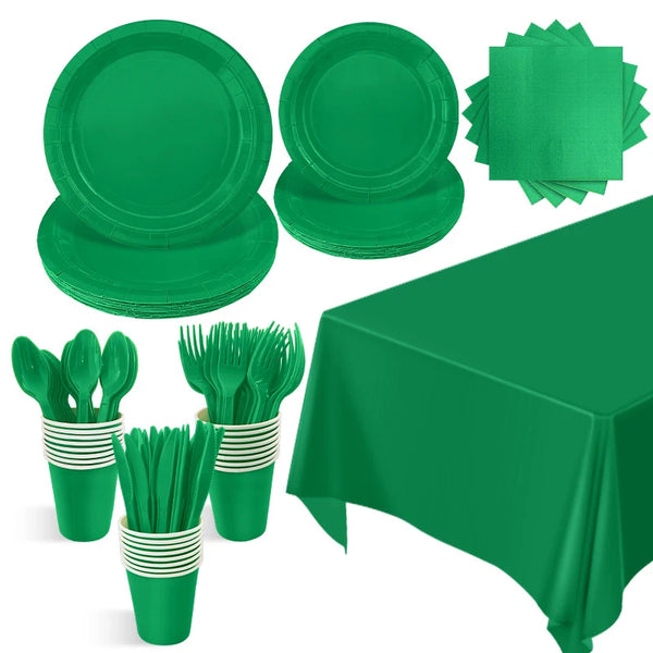 Green Tableware