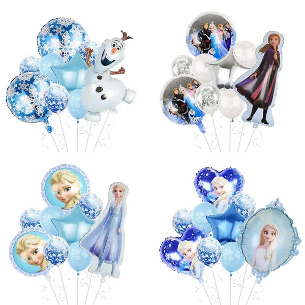 Frozen Princess Elsa Olaf decorative balloons