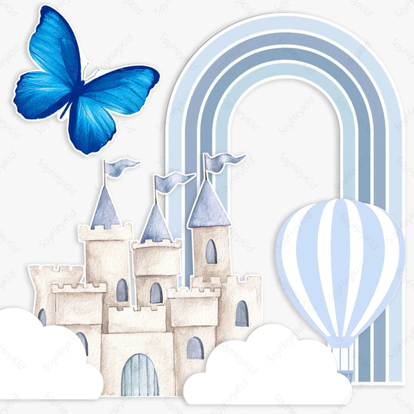 Blue Castle Cardboard Cutout