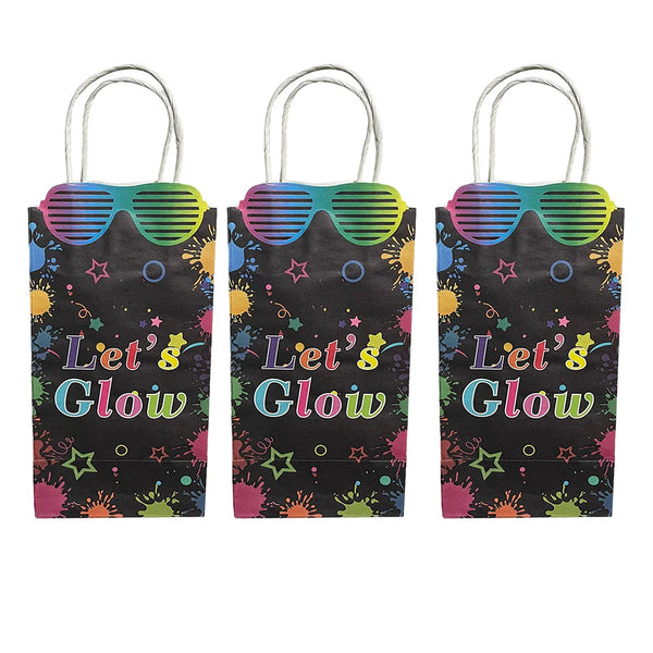 Neon Party Favor Bags Glow in The Dark