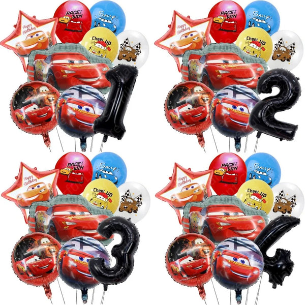 Cars Party Balloons Lightning McQueen 32" Number Balloon