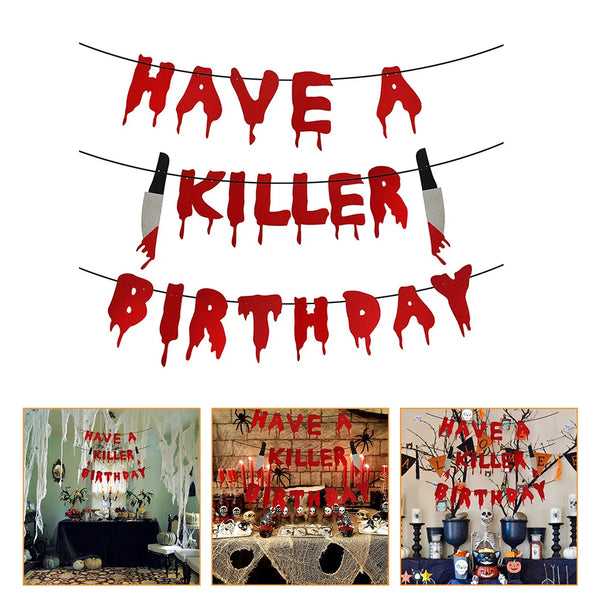 Have a Killer Birthday Party Banner