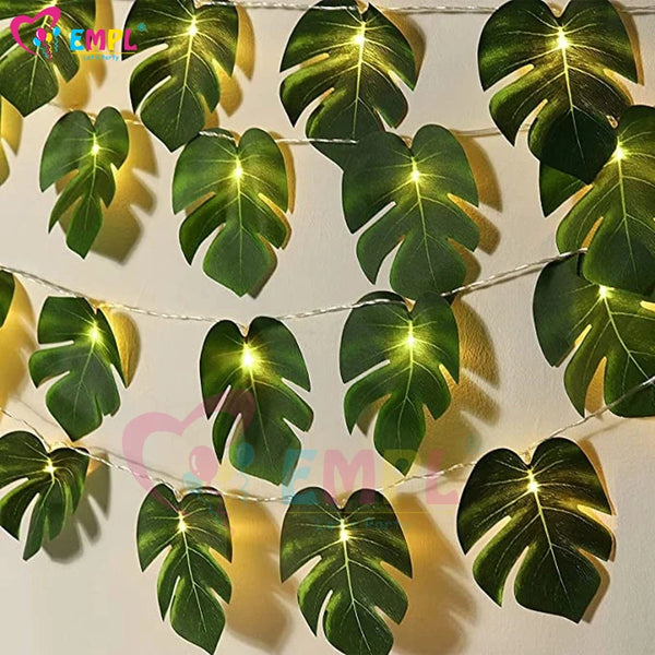 1.5m/3m LED Artificial Turtle Leaves String Lights