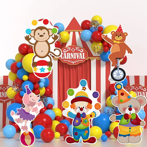 Circus Theme Cardboard Cutouts