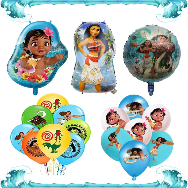 Moana Princess Latex Balloons