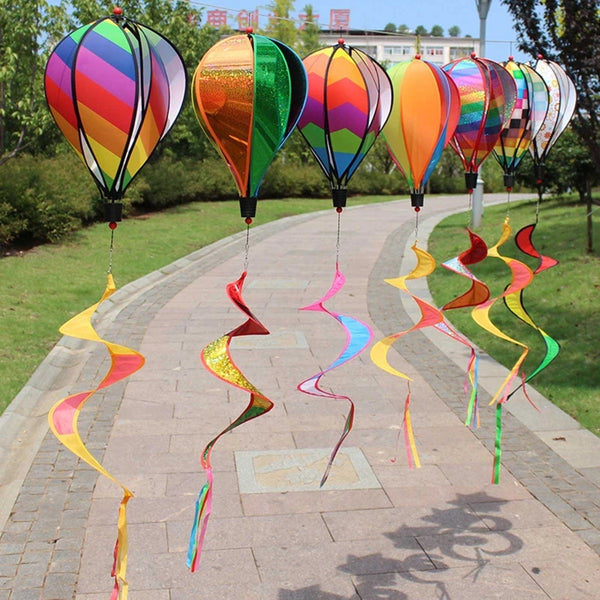 Hot Air Balloon Wind Spinner Garden Decorations