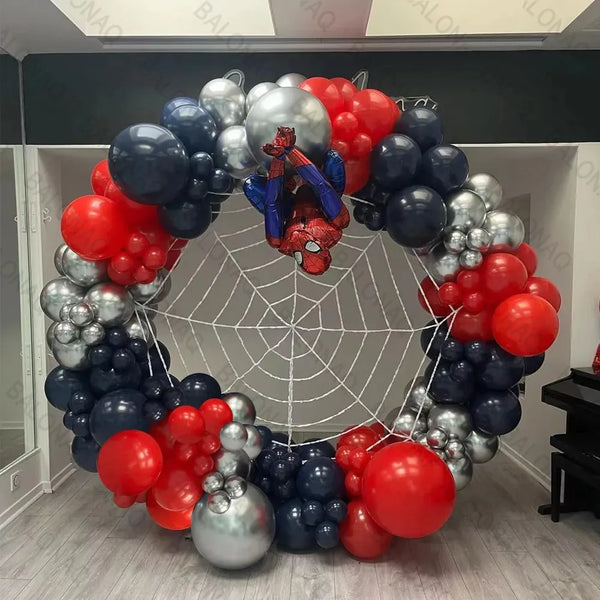 Spiderman Theme Aluminum Film Balloons 32 Inch Balloons 1Set