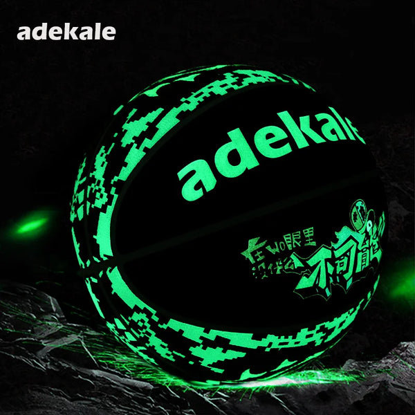 Reflective Luminous Night Light Glowing Basketball Size 5# And 7#