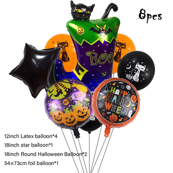 Halloween Balloon Set - 8pcs