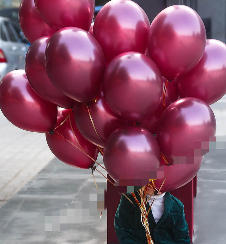 Burgundy Balloons